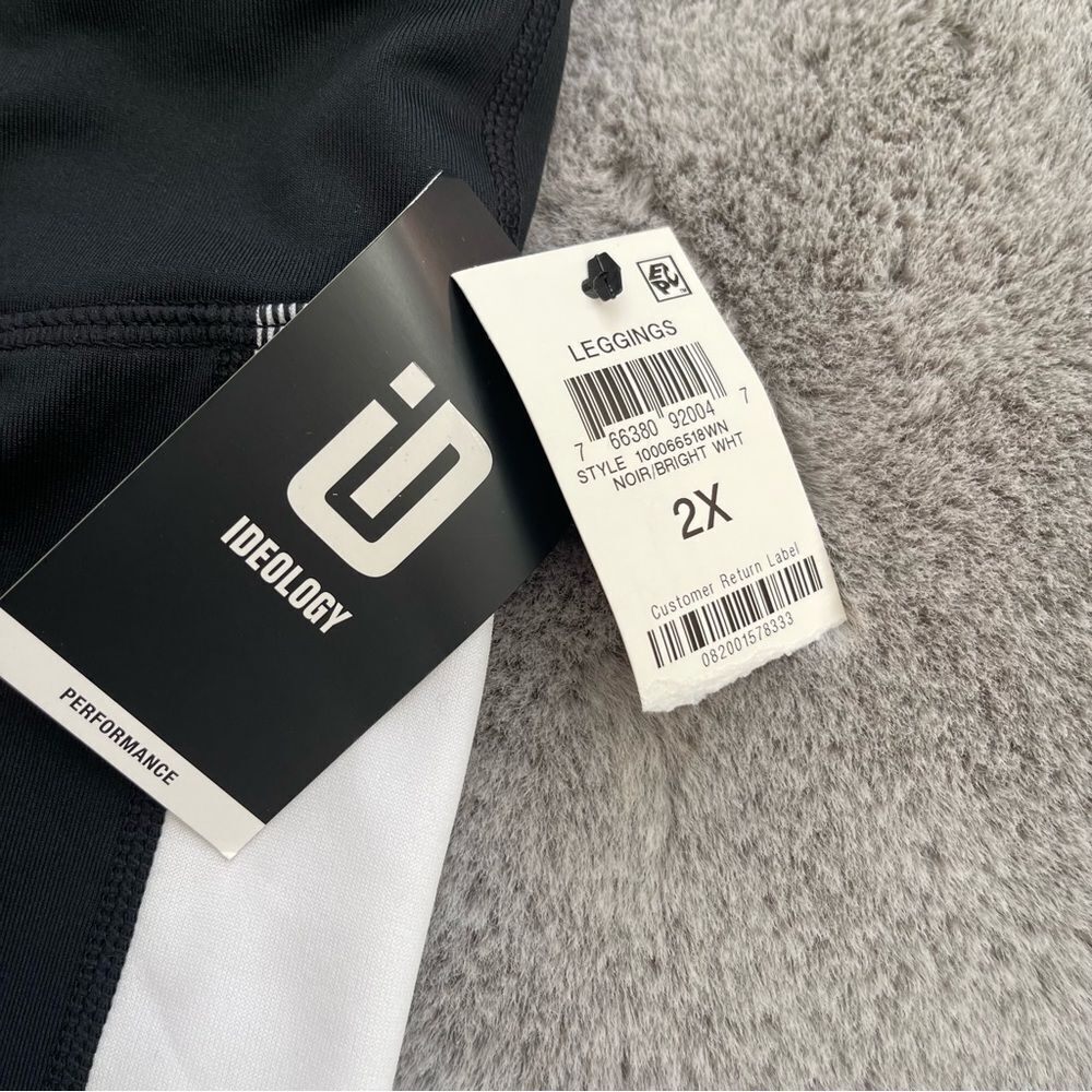 ✨ NWT Ideology Women’s Essentials Colorblocked Cropped Leggings – Size 2X - Picture 5 of 11